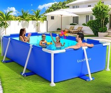 Above Ground Pool,Frame Deep Swimming Pools, Family Pool,Large Above Ground E...