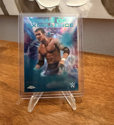 2026 Topps Chrome WWE Eras of Excellence Randy Orton #ERA-15 Aqua 062/199