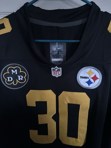 M / L Nike NFL Pittsburgh Steelers James Connor #30 Authentic Jersey W DMR Patch - Picture 3 of 6