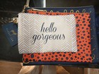 DABNEY LANE Hello Gorgeous Make Up Cosmetic Travel Bag 3 Piece Pouch  Set New — photo 1