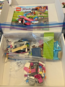 Lot Of 9 Used LEGO Friends Sets Manuals & Sorted Pieces 3189 41374 41335 More