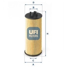 Ölfilter UFI 25.185.00 Filtereinsatz für MINI I12 X1 F46 F55 F45 BMW F48 2er U11