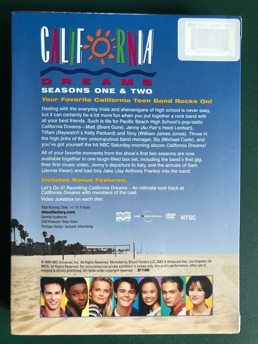 California Dreams - Seasons 1 2 (DVD, 2009, 5-Disc Set) for sale