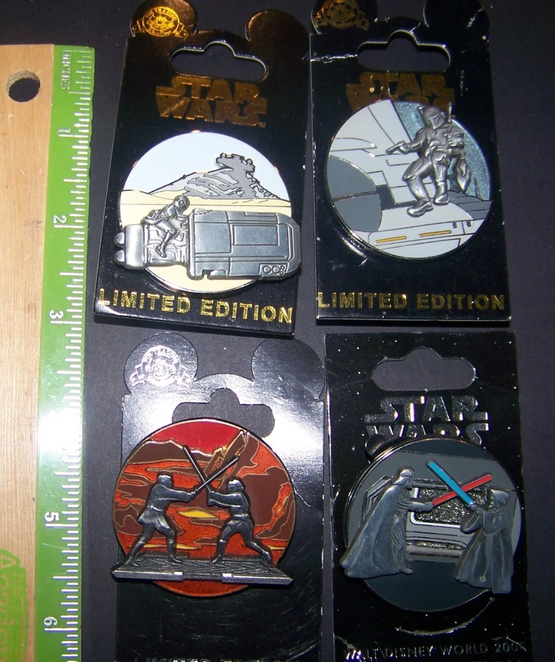 Price Drop of $20.00 Star Wars Planets/ Character pins Complete Set of 13 LE6000 - Image 2 of 4