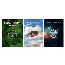 Book Of Wisdom Volume 1 & 2 & Human Health Guide by Harry B. Joseph Book 1-3pcs