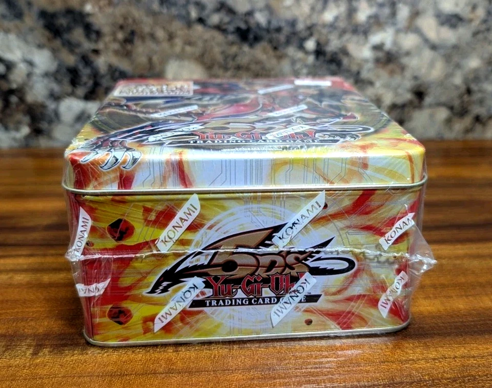 Factory Sealed YuGiOh 5Ds 2010 Red Nova Dragon Tin 5 Packs + 5 Foil Cards New - Image 4 of 4