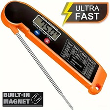 Instant Read Digital Meat Thermometer For Kitchen Food Cooking BBQ Grill Smoker