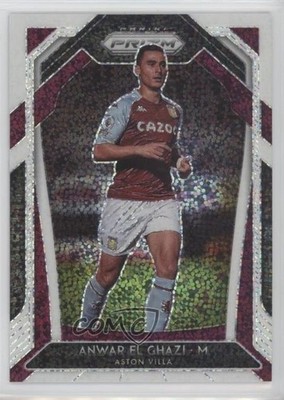 2020 Panini Prizm Premier League Rewards White Sparkle Anwar El Ghazi #278 19bd
