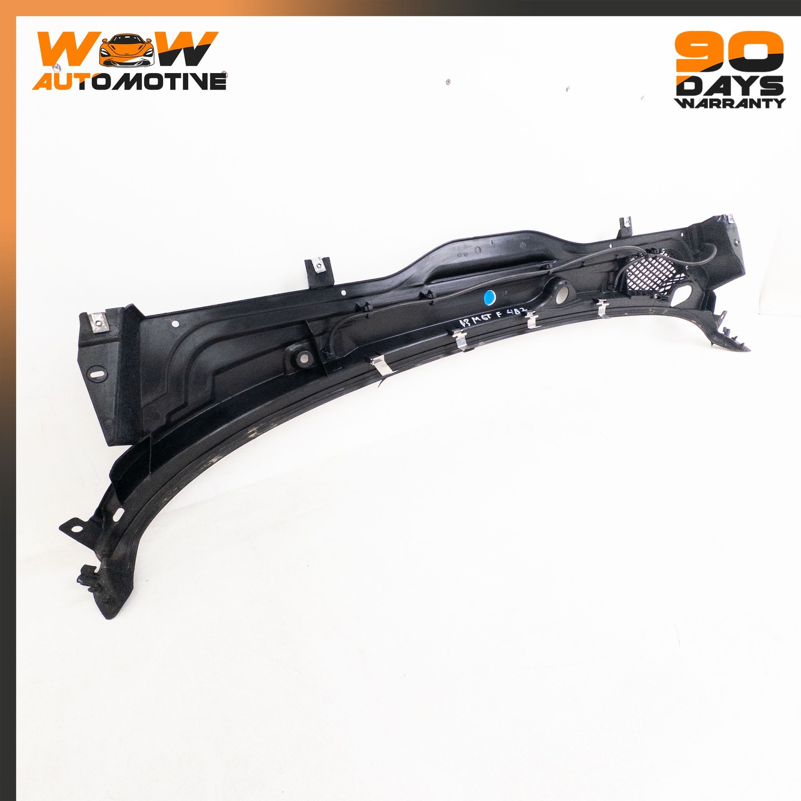 08-19 MASERATI GRANTURISMO S WINDSHIELD WIPET PLASTIC COWL COVER PANEL TRIM OEM