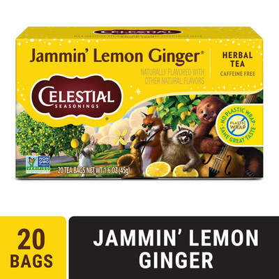 Celestial Seasonings Jammin Lemon Ginger Tea