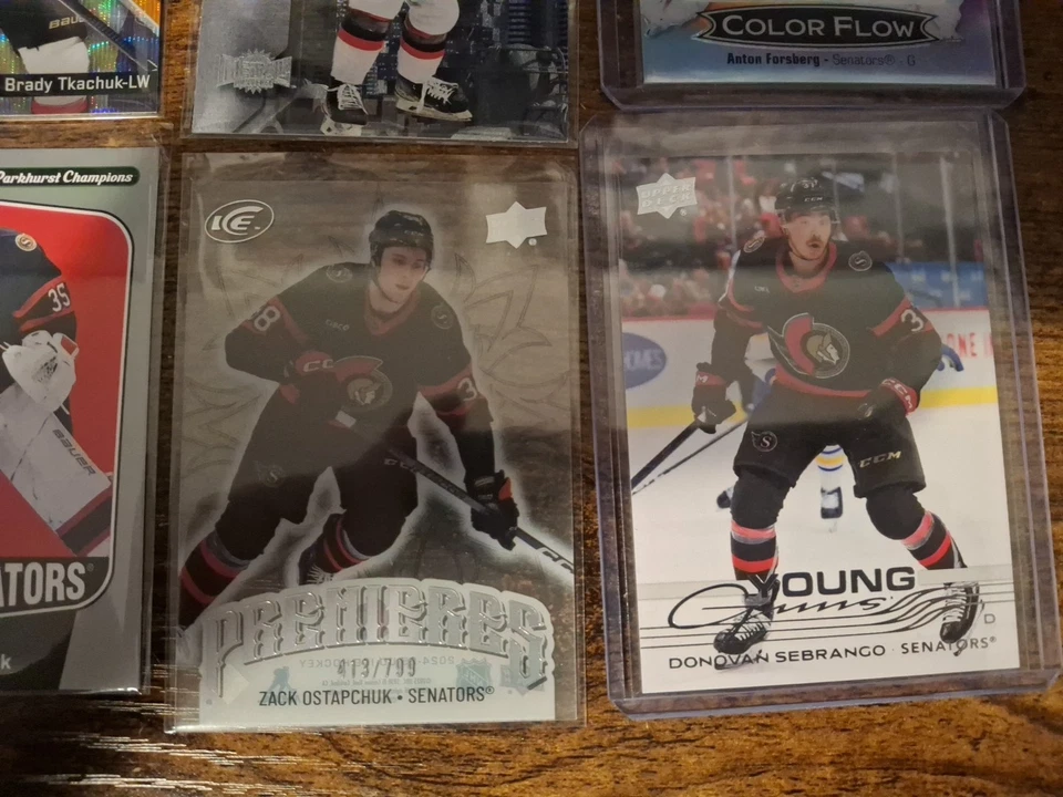 Ottawa Senators Lot Of 8 Cards As Pictured **Combine Ship ** - Image 2 of 4