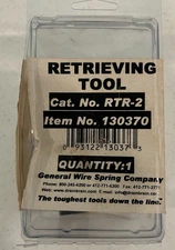General Wire RTR-2 Sewer Cable Retrieving Tool New Open Box FREE SHIPPING