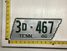 1946 Tennessee License Plate 