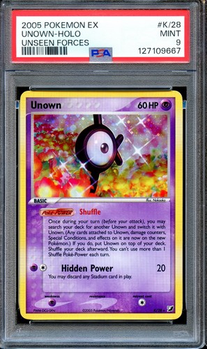 Unown graded PSA 9 for sale on eBay