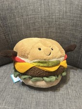 Jellycat Amuseables Burger Authentic US Seller NWT HTF
