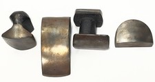 Vintage Auto Body Dolly Set 4pc Hand Anvil Dent Repair Metal Shaping Tools