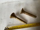 2 WATERING CAN WATER ROSE SPOUTS ANTIQUE VINTAGE BRASS