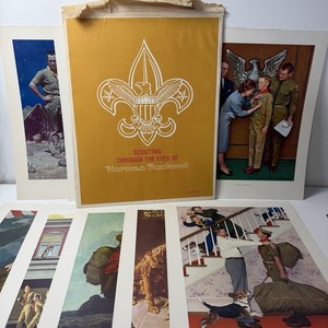 Scouting through the eyes of Norman Rockwell Series IV 10 - 11x14 Prints LB-301