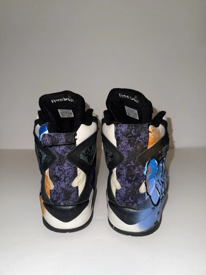 Zapatillas Reebok Pump Blacktop Battleground pintadas a medida Foto 4 de 4