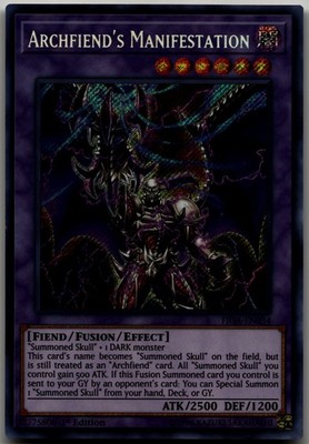 Archfiend's Manifestation Secret Rare Fists of the Gadgets FIGA-EN034 LP