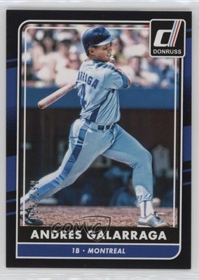 2016 Panini Donruss Black Border 6/199 Andres Galarraga #192 06z2
