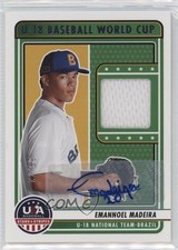 2023 USA Baseball Stars & Stripes Signatures 69/72 Emannoel Madeira Auto 0i1b