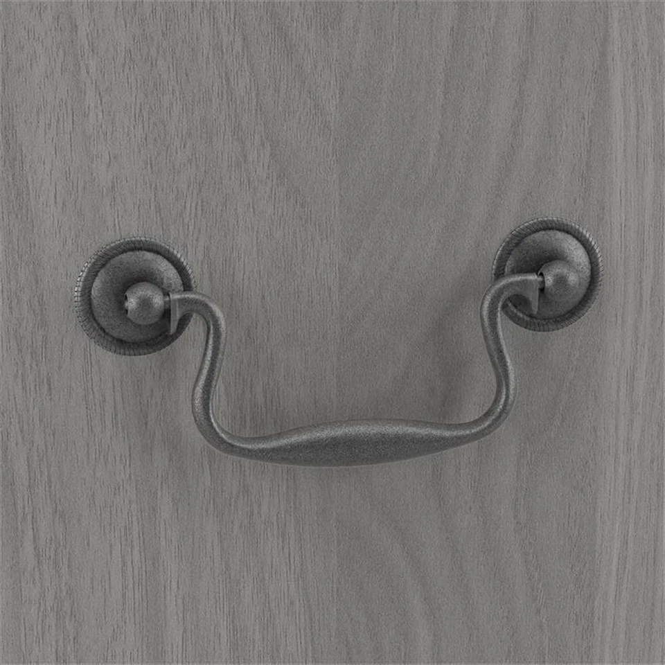 Escritorio ejecutivo Bush Furniture Saratoga con cajones en gris moderno Foto 4 de 4