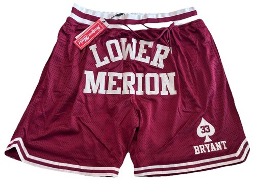 Kobe Bryant Lower Merion Highschool #33 Herren Shorts HeadGear Classics 2XL Mamba