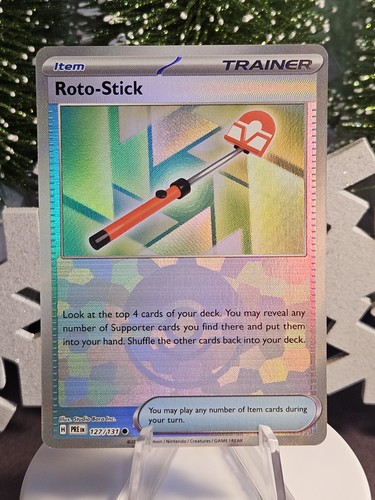 Pokemon Roto Stick Pokemon TCG, Roto-Stick (Poke Ball Pattern) 127/131 Prismatic ...