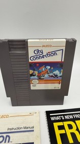 City Connection NES CIB Complete /w Reg & Promo Poster Racing