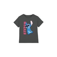 Lilo Und Stitch T-Shirt Jungen 9-10 Jahre Charcoal Unisex Kinder Shirt