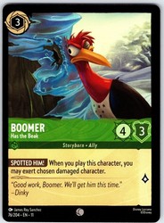 Boomer - Has the Beak 76/204 Winterspell Common Lorcana