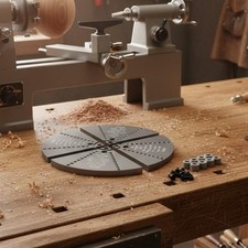 Selbstzentrierendes Vierbackenfutter selbstzentrierend Holzdrehfutter 10,2 cm