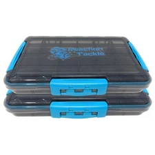 Reaction Tackle Ultimate Waterproof Tackle Box Trays with Removable Dividers ...