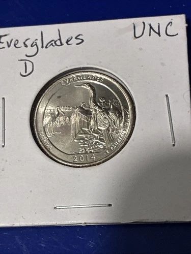 2014-D America the Beautiful Quarters Everglades — photo from the most recent tracked eBay sale