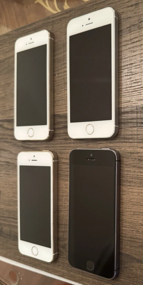 Lote de 4 Apple iPhone 5s A1533 16-32GB (GSM) desbloqueado de fábrica bom - Imagem 3 de 4