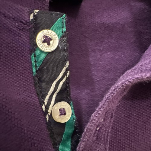 Polo Ralph Lauren Polo Dress Purple Collared Cotton Preppy - GIRLS SIZE 5 - Picture 11 of 14
