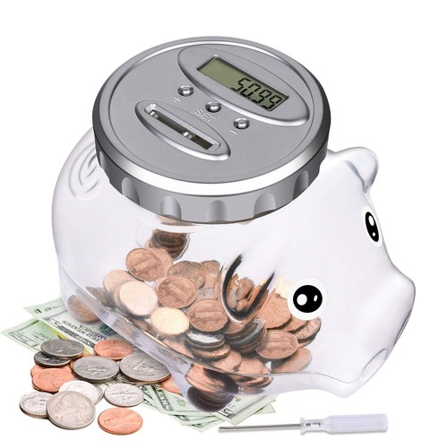 Kids Piggy Bank for Girls Boys - Toys for 5 6 7 8 9 10 Year Old Girl Boy Chri...