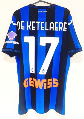 Neu! *Neu mit Etikett* 24/25 Atalanta Player Issue Trikot #17 De Ketelaere Größe M Belgien