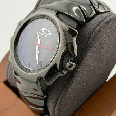 Oakley Blade II Watch Black Dial Date Archive Y2K Futuristic