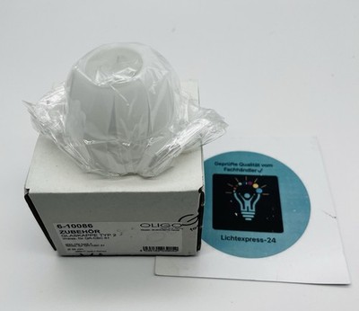 Oligo Glaskappen ZUBEHÖR 6-10087 GLASKAPPE TYP 2 Weiß 56 mm Durchmesser Neu  