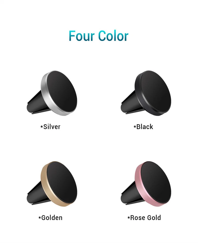 Universal Magnetic in Car Magnetic Air Vent Mount Holder Stand for Mobile Phone - Image 3 of 4