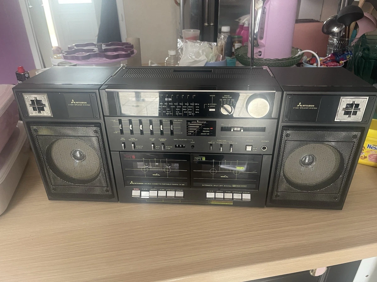 Lecteur Cassette Vintage JUMBO RE - 73 - Rouge - Magnétocassette Portable - Bon état