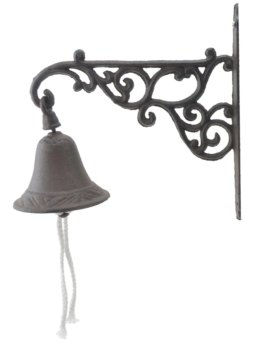 Llamador De Puerta De Hierro Fundido - Gato Y Ratón Antiguo Estilo Rústico Para Puerta De Entrada (26 Cm)