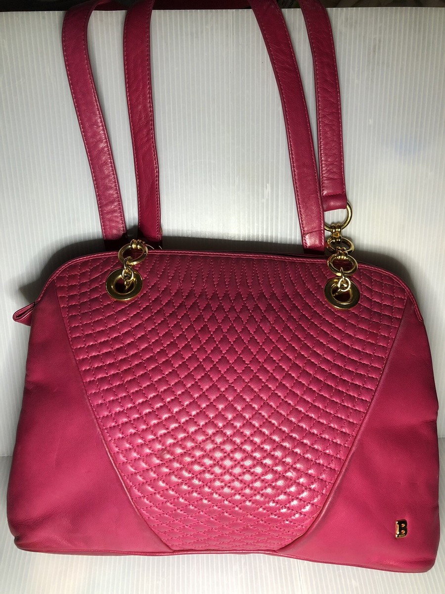BALLY ピンク レザー ビジネスバッグ BALLY ピンク レザー ビジネスバッグ