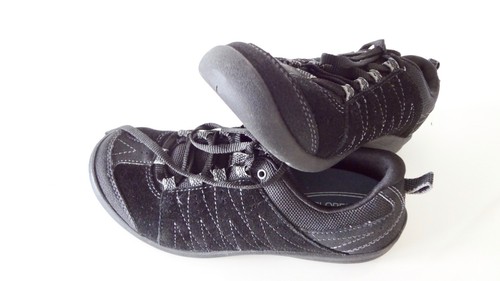 Women Shoes "Sneakers" Comfortable . Black . SUPERB . NEW . - Picture 3 of 11