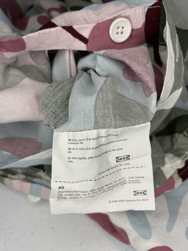 IKEA Duvet Cover KORSKOVALL Full/Queen Multicolor EUC - Picture 5 of 5