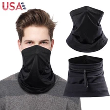 Adjustable Fishing Half Face Mask Sun Shield Neck Gaiter Scarf Balaclava Bandana