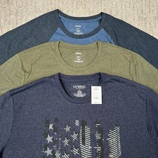 Lot of 3 Sonoma Men  s Shirts 3XLT Stretch Soft Blue Green Flag NWT New With Tags