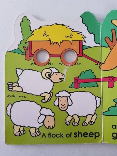 Moving Eyes Board Book - On The Farm 1997 306C Holland Enterprises - Picture 9 of 10